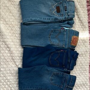 Levi's and wrangler Kids Blue Jeans Collection